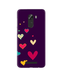 Purple Background Mobile Back Case for Gionee A1 Lite  (Design - 107)