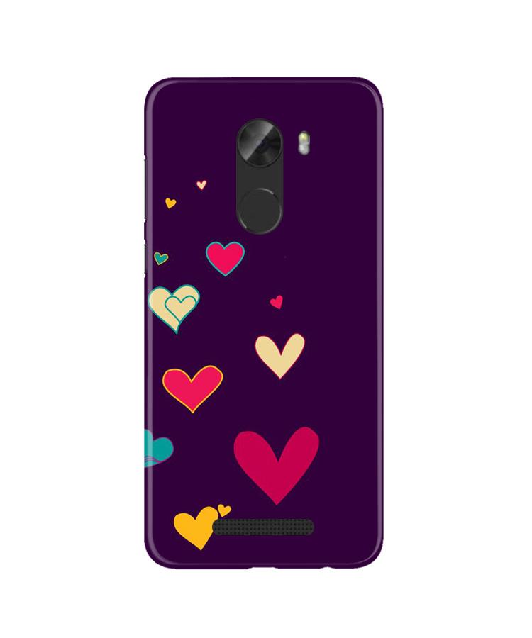 Purple Background Case for Gionee A1 Lite  (Design - 107)