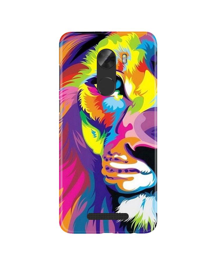 Colorful Lion Case for Gionee A1 Lite  (Design - 110)