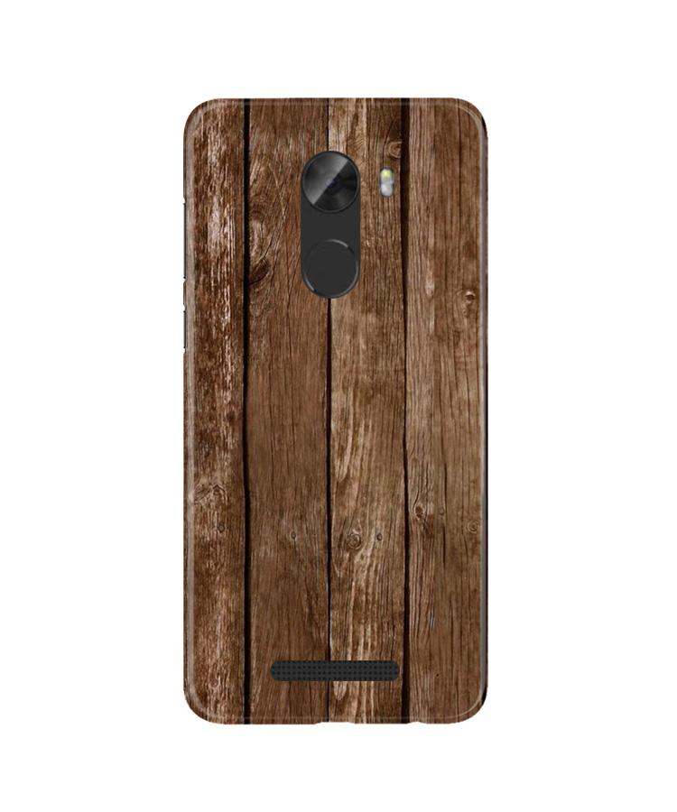 Wooden Look Case for Gionee A1 Lite  (Design - 112)