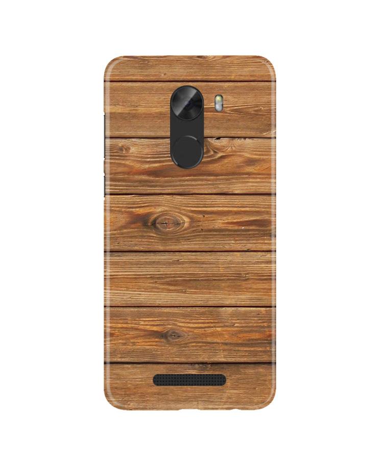 Wooden Look Case for Gionee A1 Lite(Design - 113)