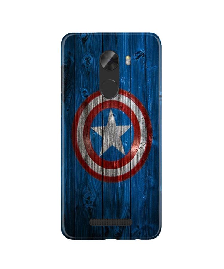Captain America Superhero Case for Gionee A1 Lite  (Design - 118)