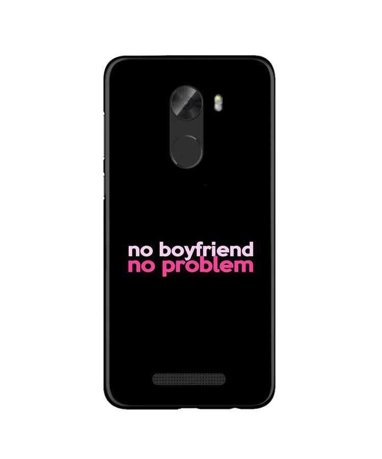 No Boyfriend No problem Case for Gionee A1 Lite(Design - 138)