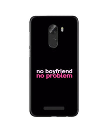 No Boyfriend No problem Mobile Back Case for Gionee A1 Lite  (Design - 138)