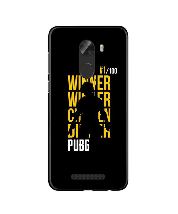 Pubg Winner Winner Case for Gionee A1 Lite  (Design - 177)