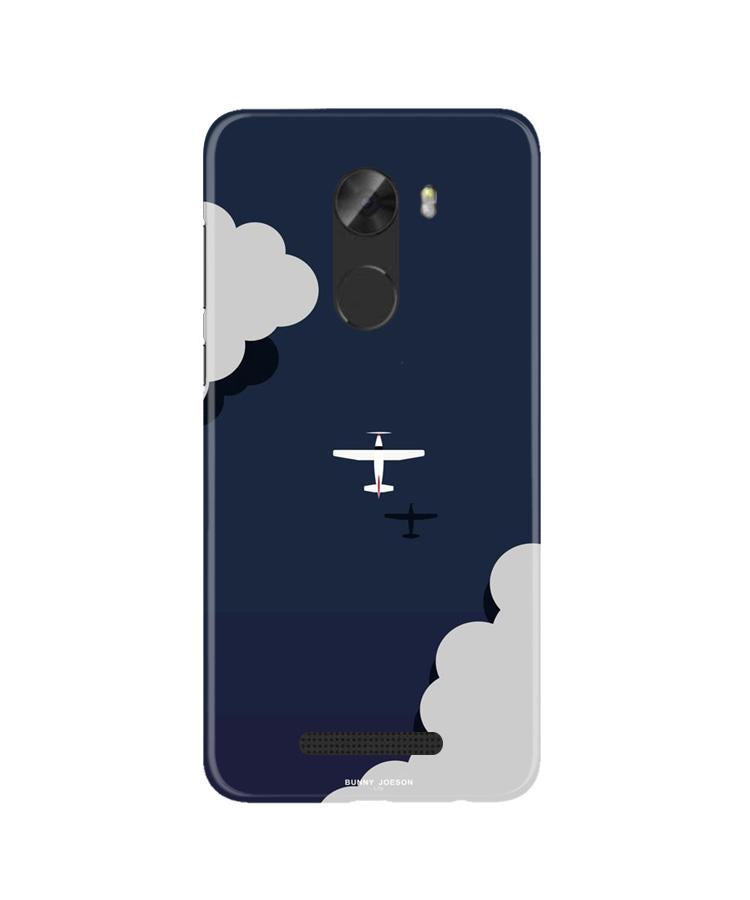 Clouds Plane Case for Gionee A1 Lite (Design - 196)