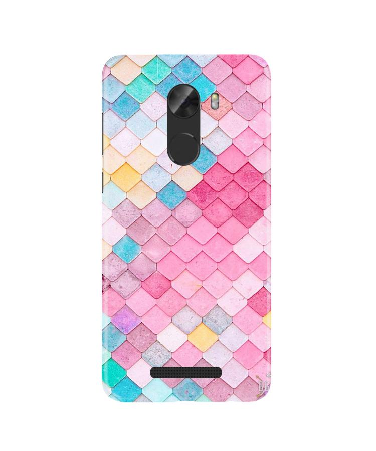 Pink Pattern Case for Gionee A1 Lite (Design No. 215)