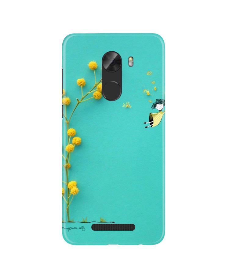 Flowers Girl Case for Gionee A1 Lite (Design No. 216)