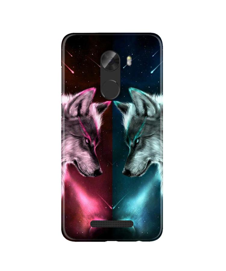 Wolf fight Case for Gionee A1 Lite (Design No. 221)