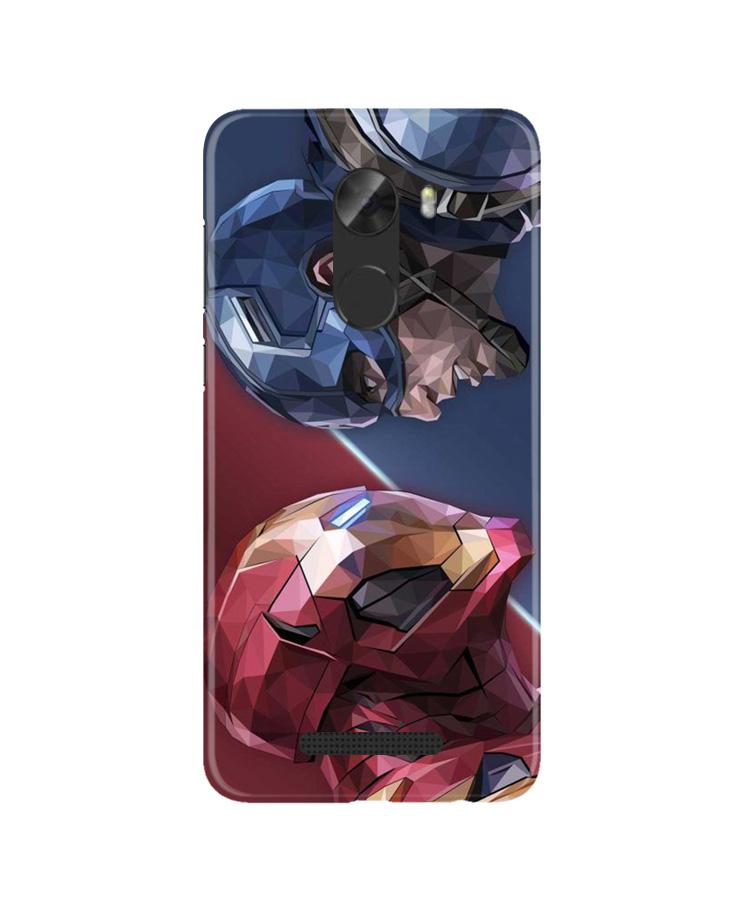 Ironman Captain America Case for Gionee A1 Lite (Design No. 245)