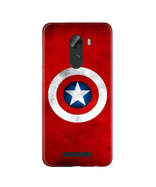 Captain America Mobile Back Case for Gionee A1 Lite (Design - 249)