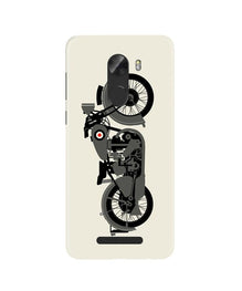MotorCycle Mobile Back Case for Gionee A1 Lite (Design - 259)