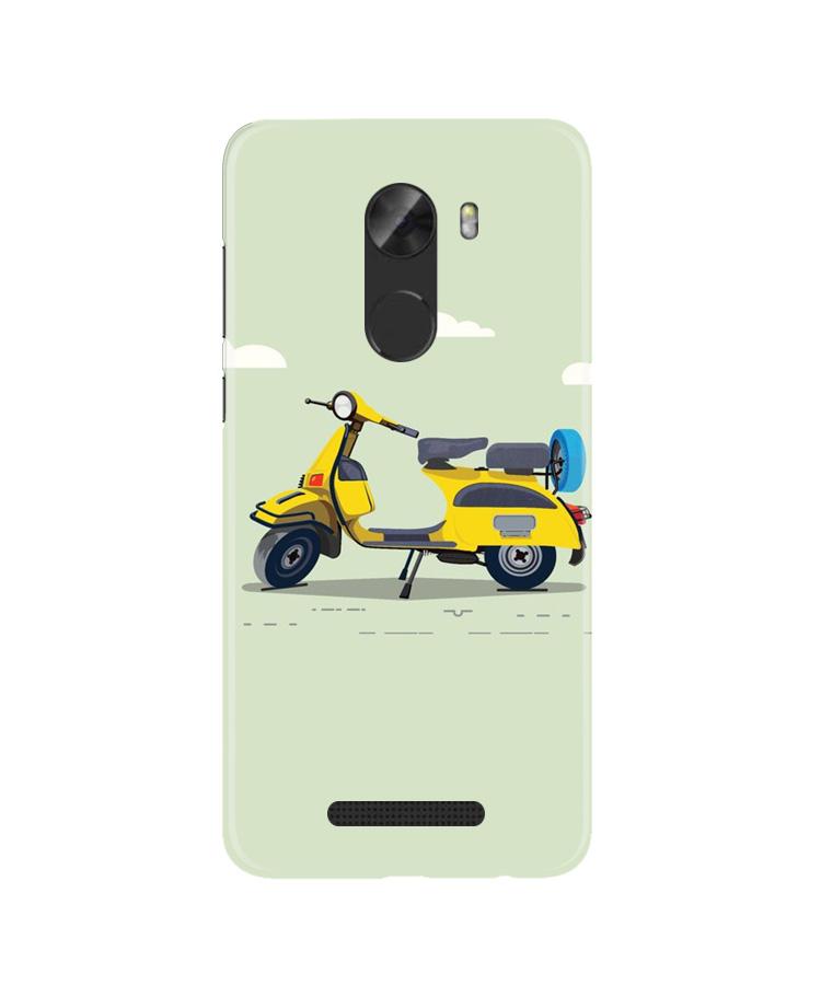 Vintage Scooter Case for Gionee A1 Lite (Design No. 260)