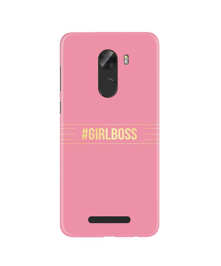 Girl Boss Pink Case for Gionee A1 Lite (Design No. 263)