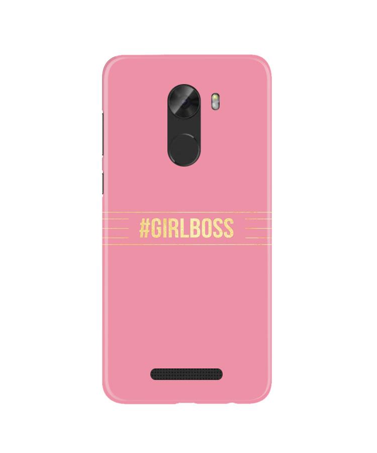 Girl Boss Pink Case for Gionee A1 Lite (Design No. 263)