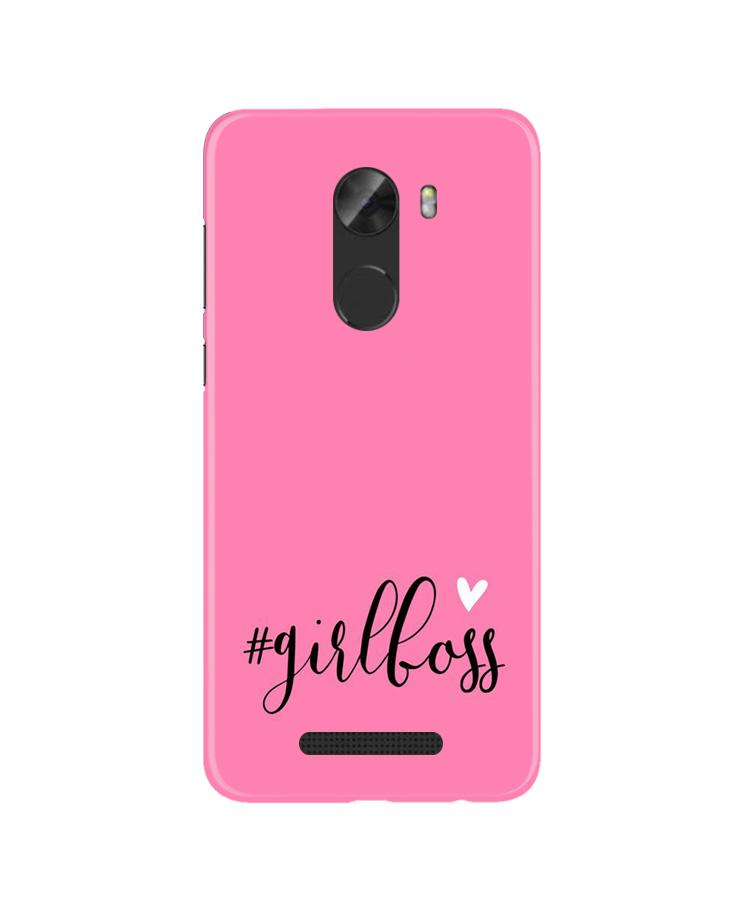Girl Boss Pink Case for Gionee A1 Lite (Design No. 269)