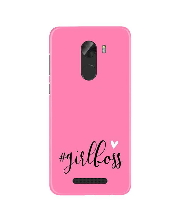 Girl Boss Pink Case for Gionee A1 Lite (Design No. 269)