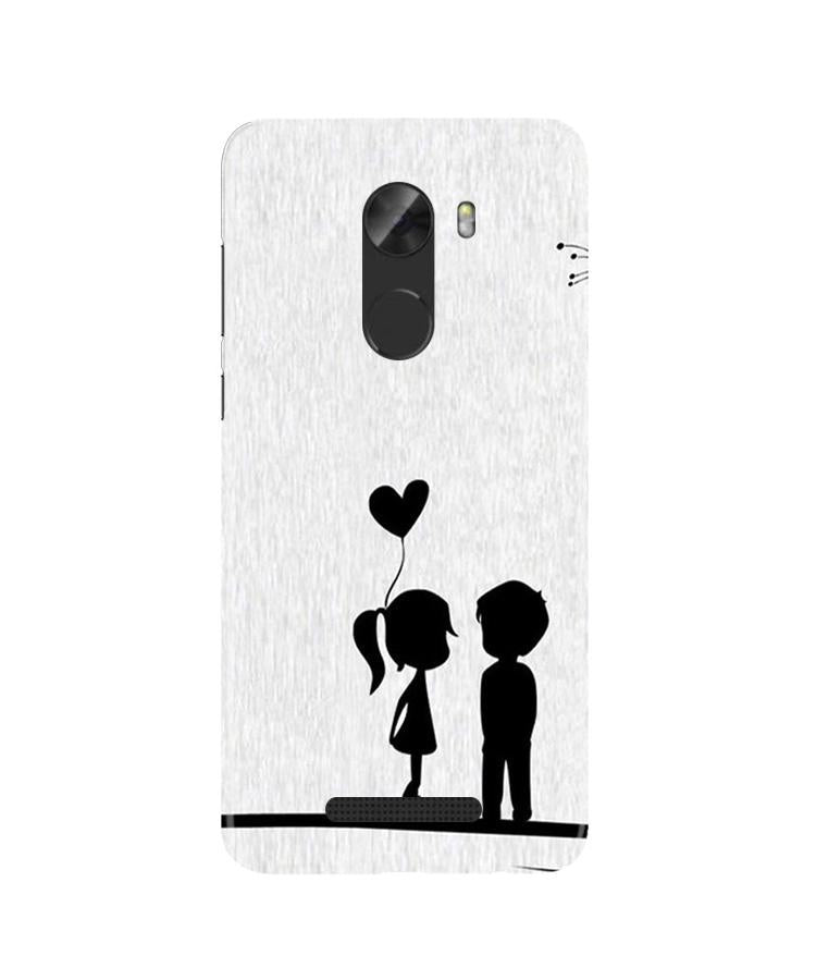 Cute Kid Couple Case for Gionee A1 Lite (Design No. 283)