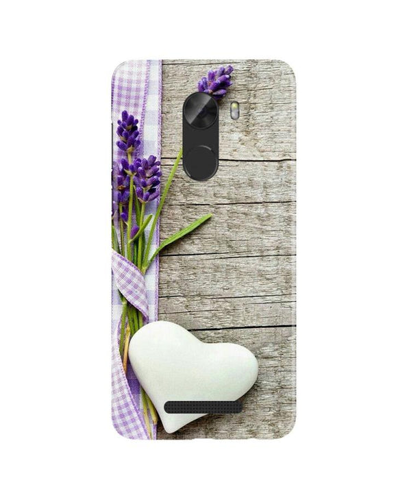 White Heart Case for Gionee A1 Lite (Design No. 298)