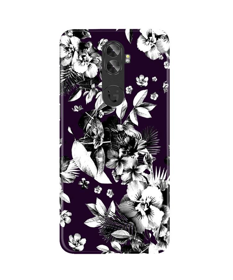white flowers Case for Gionee A1 Plus