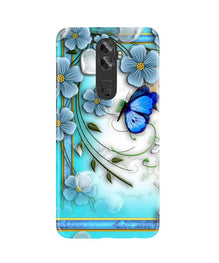 Blue Butterfly Mobile Back Case for Gionee A1 Plus (Design - 21)