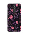 Rose Black Background Case for Gionee A1 Plus