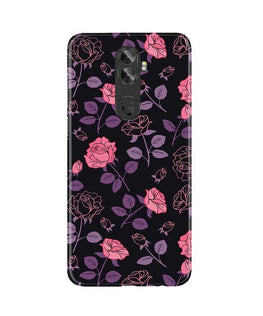 Rose Black Background Case for Gionee A1 Plus