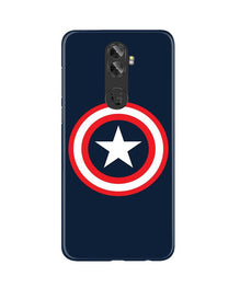 Captain America Mobile Back Case for Gionee A1 Plus (Design - 42)