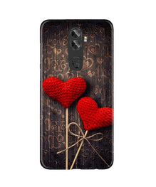 Red Hearts Mobile Back Case for Gionee A1 Plus (Design - 80)