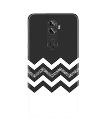 Black white Pattern2Mobile Back Case for Gionee A1 Plus (Design - 83)