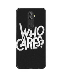 Who Cares Mobile Back Case for Gionee A1 Plus (Design - 94)