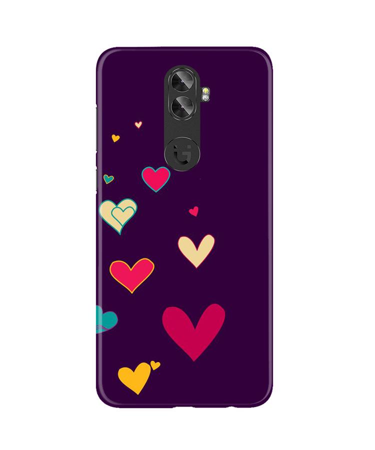 Purple Background Case for Gionee A1 Plus  (Design - 107)