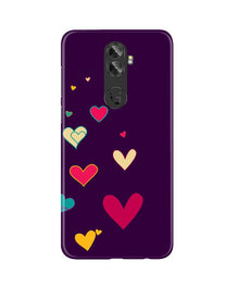 Purple Background Mobile Back Case for Gionee A1 Plus  (Design - 107)