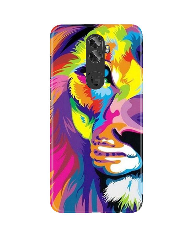 Colorful Lion Case for Gionee A1 Plus(Design - 110)