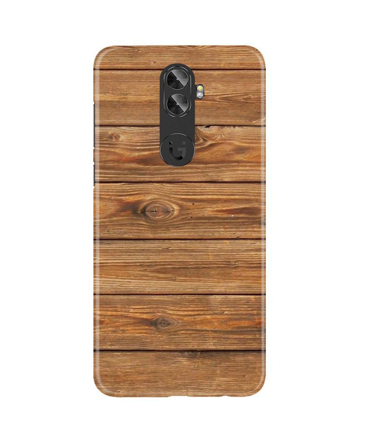 Wooden Look Case for Gionee A1 Plus  (Design - 113)
