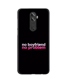 No Boyfriend No problem Mobile Back Case for Gionee A1 Plus  (Design - 138)