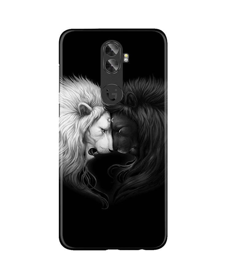 Dark White Lion Case for Gionee A1 Plus  (Design - 140)