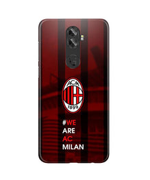 AC Milan Mobile Back Case for Gionee A1 Plus  (Design - 155)