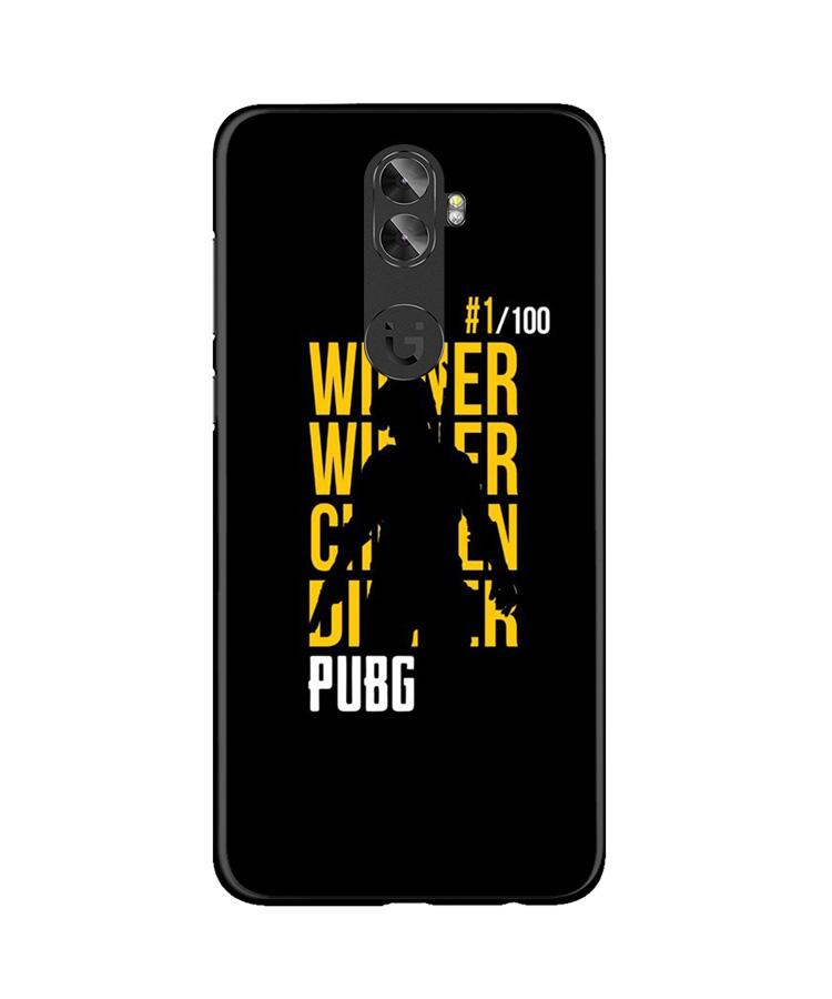 Pubg Winner Winner Case for Gionee A1 Plus  (Design - 177)