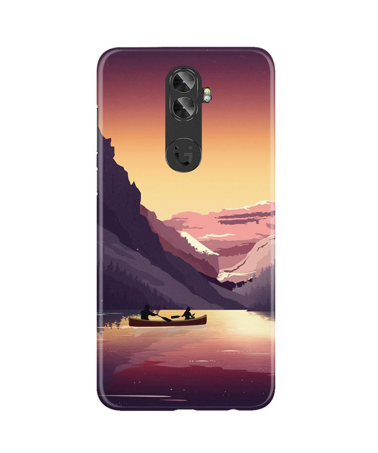 Mountains Boat Case for Gionee A1 Plus (Design - 181)