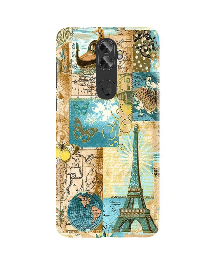 Travel Eiffel Tower Case for Gionee A1 Plus (Design No. 206)