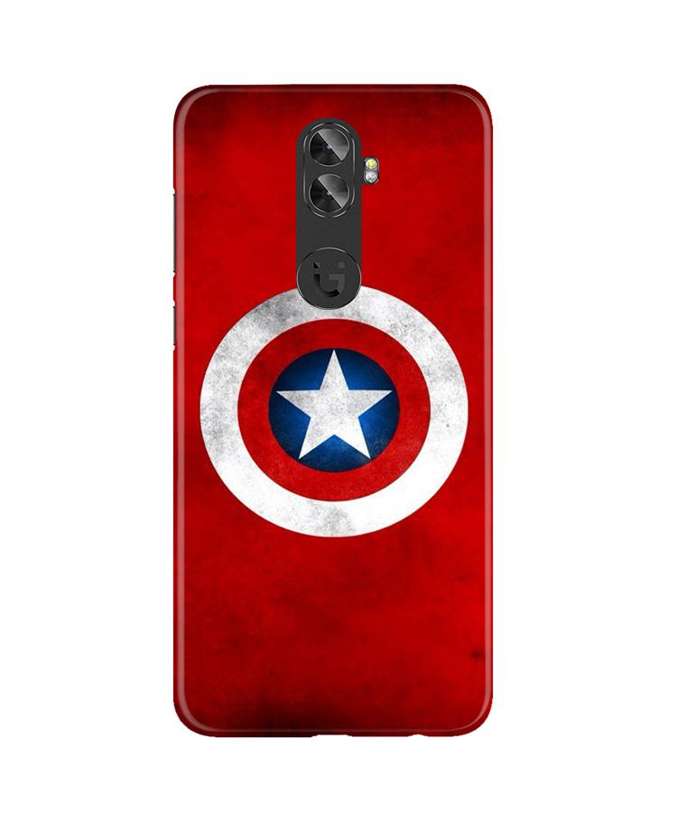Captain America Case for Gionee A1 Plus (Design No. 249)