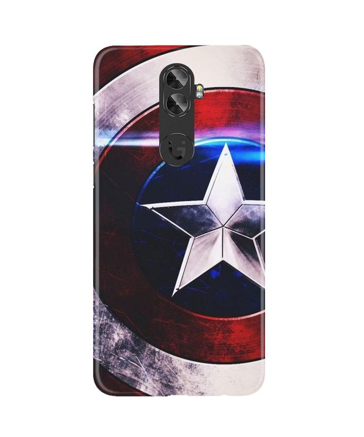 Captain America Shield Case for Gionee A1 Plus (Design No. 250)