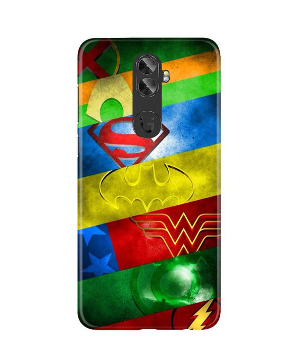 Superheros Logo Case for Gionee A1 Plus (Design No. 251)