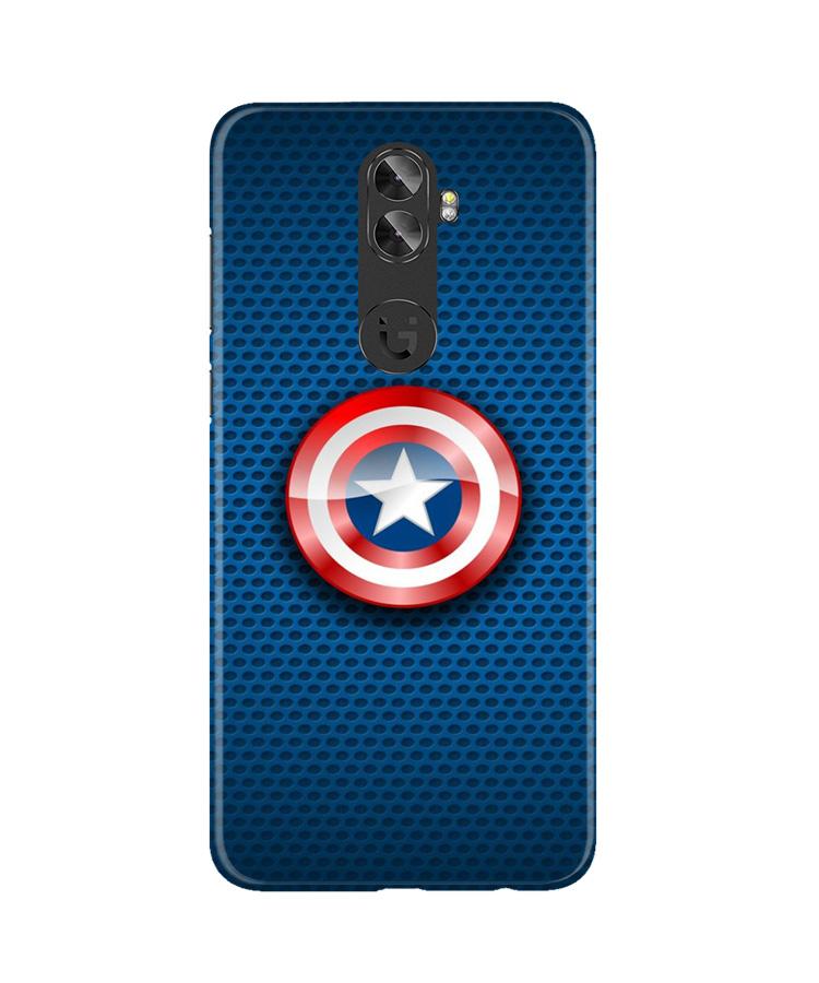Captain America Shield Case for Gionee A1 Plus (Design No. 253)