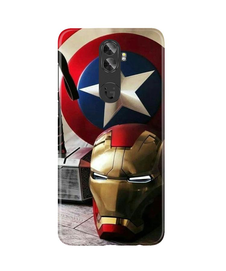 Ironman Captain America Case for Gionee A1 Plus (Design No. 254)