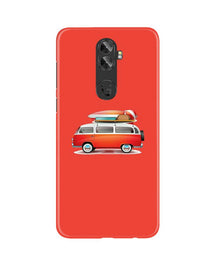 Travel Bus Mobile Back Case for Gionee A1 Plus (Design - 258)