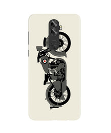 MotorCycle Mobile Back Case for Gionee A1 Plus (Design - 259)