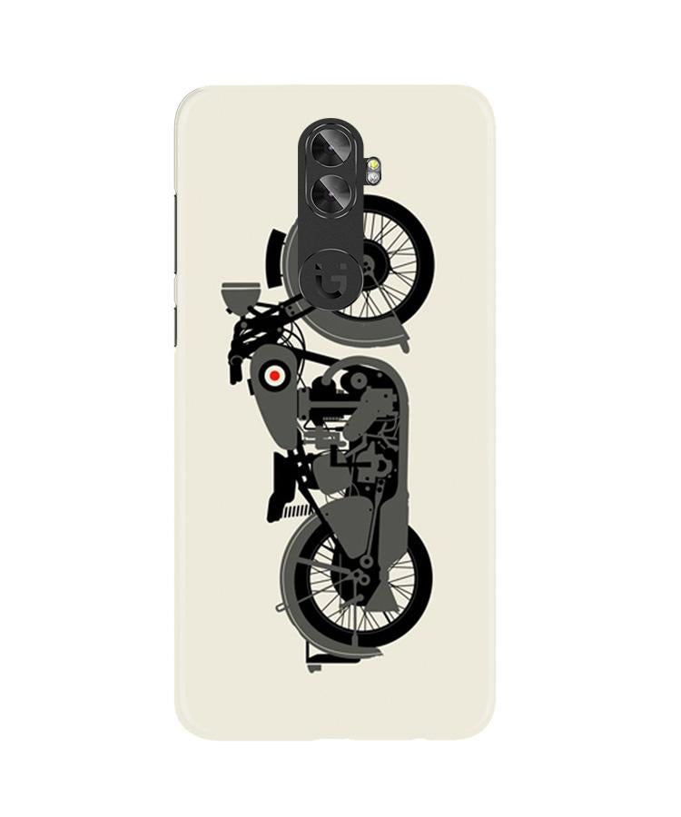 MotorCycle Case for Gionee A1 Plus (Design No. 259)