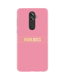 Girl Boss Pink Mobile Back Case for Gionee A1 Plus (Design - 263)